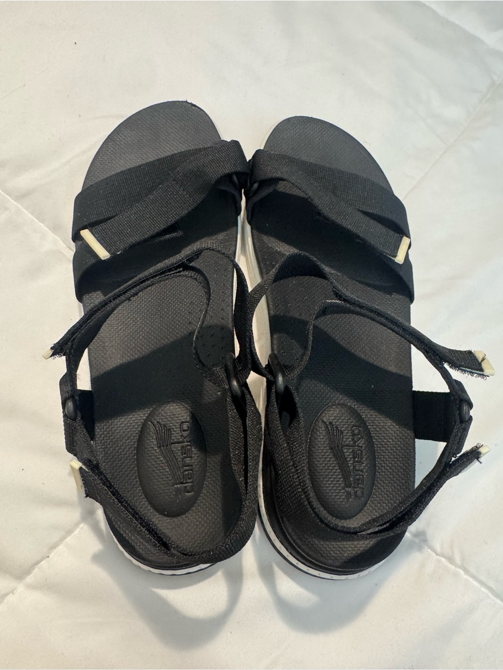 Dansko Women's Black Strappy Comfort Sandals